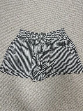 A new day Striped grey & White Casual Shorts